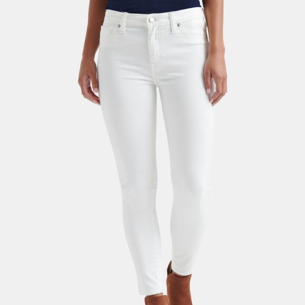 Lucky Brand AVA SKINNY Size 4 / 27 White Jeans